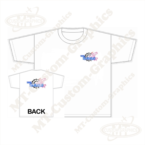 F3P-UK T-Shirt Front & Back logos